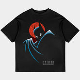 Batman Animated Series Oversized Black Tee